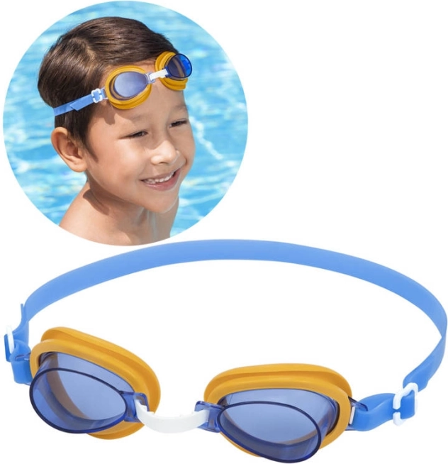 Dětské plavecké brýle BESTWAY Aqua Burst Essential, modré, 3+ – Modrá