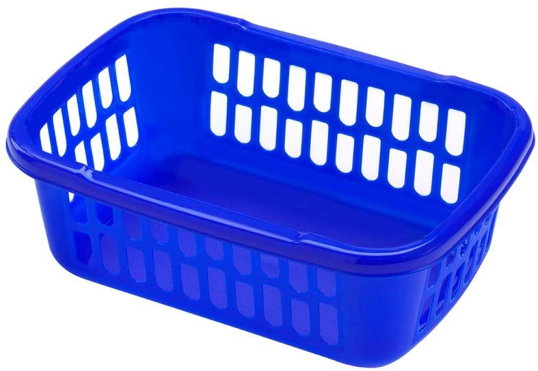 Plastový košík Heidrun 28 × 20 cm, mix barev