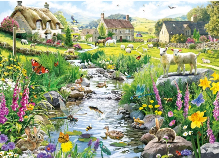 Gibsons puzzle Bublající potůček 1000 dílků