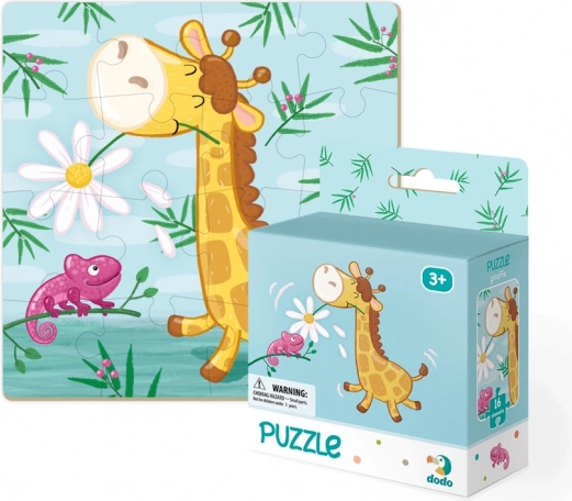 Puzzle žirafa 16 dílků