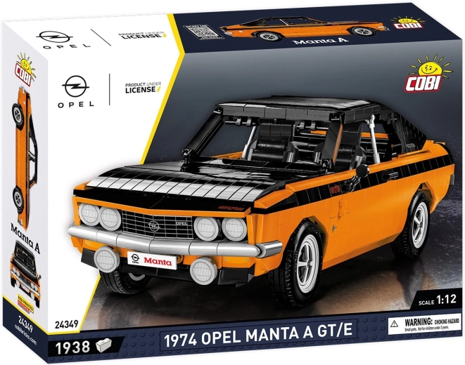 Cobi Opel Manta A GT/E 1974 stavebnice auta 1:12 (1938 dílků)