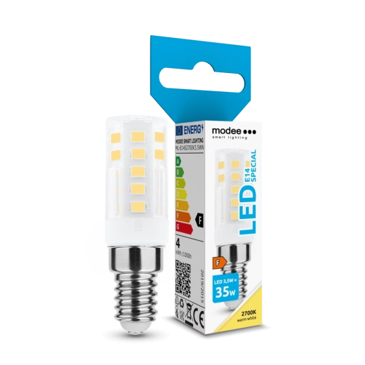 Keramická LED žárovka E14 3,5 W, 2700 K, 360°, MODEE LIGHTING