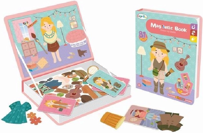 Magnetická puzzle knížka – postavičky