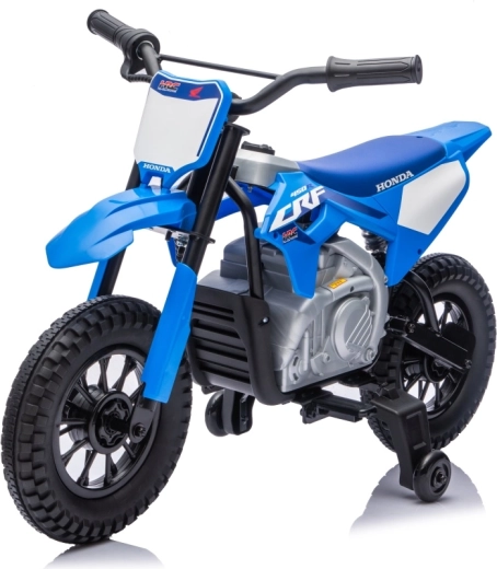 Dětská elektrická motorka HONDA CRF450R, modrá