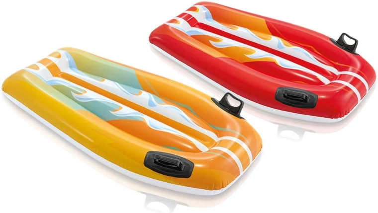 Nafukovací plovací prkno 112 × 62 cm Intex – červené
