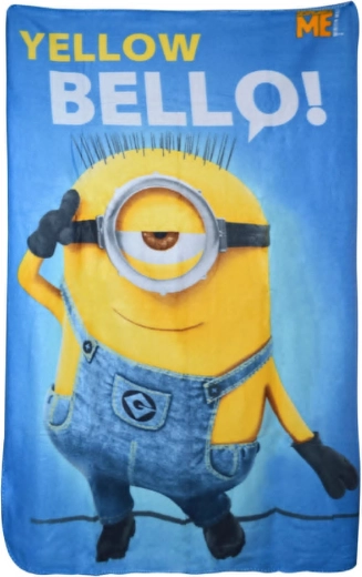 Flísová deka Minions yellow bello! 100 × 150 cm