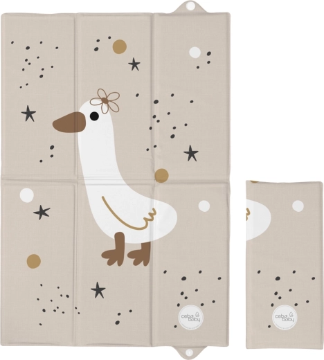 Ceba Baby cestovní přebalovací podložka basic star duck 60 × 40 cm