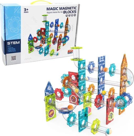 Magnetická kuličková dráha Sparkys 113 dílů