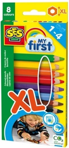 SES My First extra silné pastelky 8 ks XL