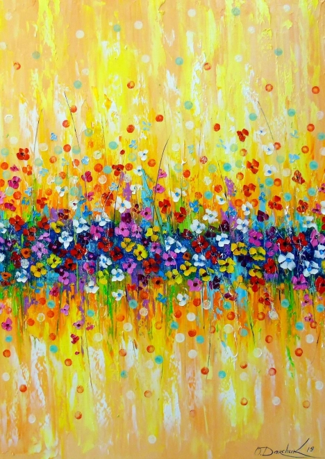 Puzzle jemná abstrakce v barvách 1000 dílků