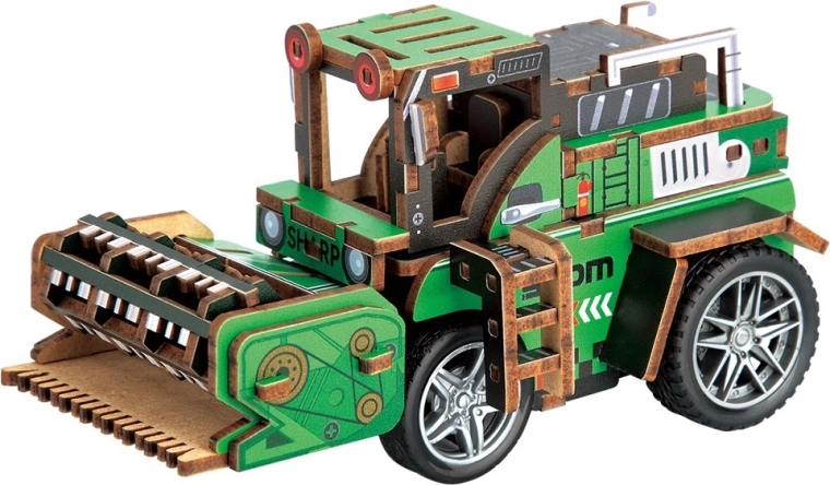 2Kids Toys 3D dřevěná skládačka kombajn
