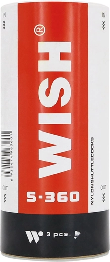 Badmintonové letky WISH S-360, 3 ks