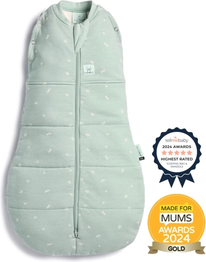 Zavinovačka a spací vak 2v1 Cocoon sage 0–3 m (3–6 kg), 2,5 tog ErgoPouch