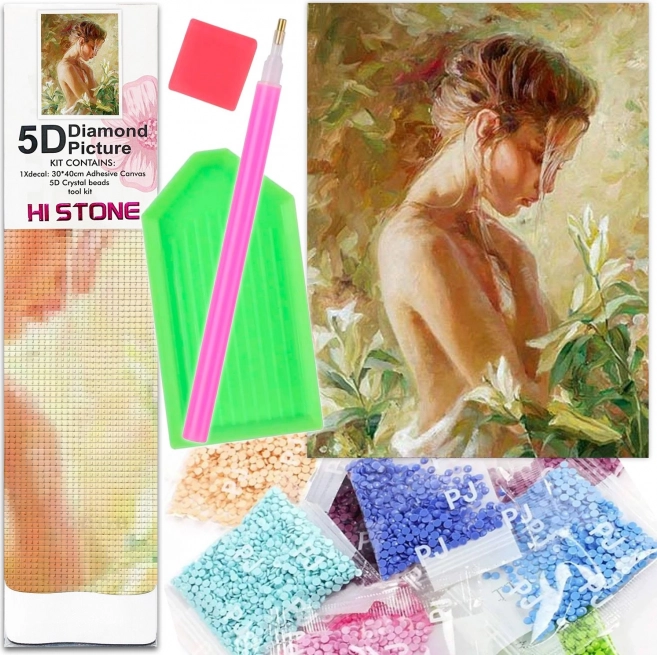 Norimpex diamantové malování ženský akt 30 × 40 cm