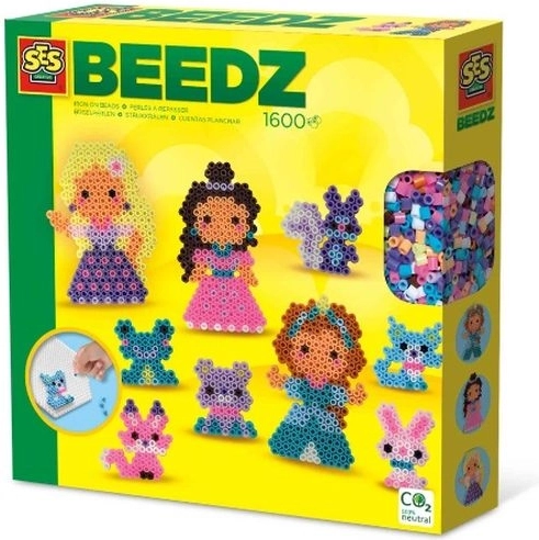 SES Creative Beedz zažehlovací korálky princezny a zvířátka