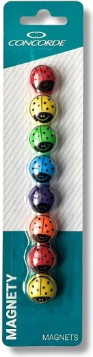 Magnety s beruškami 20 mm, 8 ks