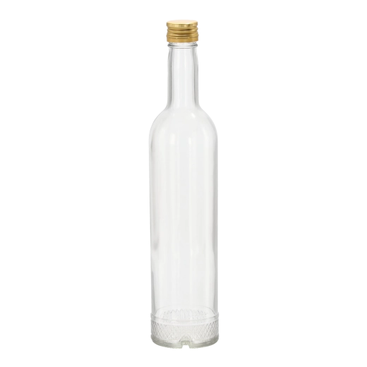 Skleněná láhev Krysztal 500 ml se šroubovacím uzávěrem
