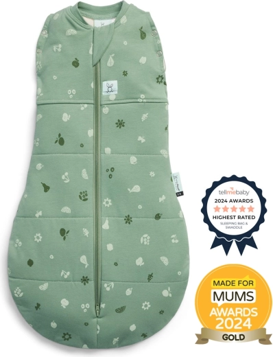 ErgoPouch zavinovačka a spací vak 2v1 Cocoon Sweet Orchard 2,5 TOG (0–3 měsíce, 3–6 kg)