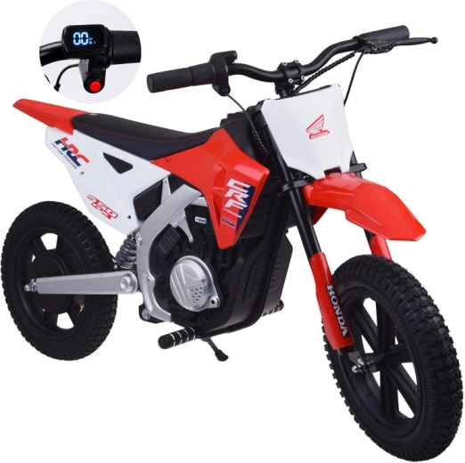 Dětská elektrická motokrosová motorka HONDA CRF 450RX 24 V 22 km/h – Červená