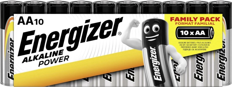 Energizer alkalické baterie AA LR6 Family Pack 10 ks