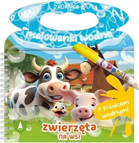 Zadanky a vodní omalovánky – zvířátka na farmě