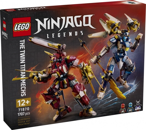 LEGO NINJAGO Legends Bližná tytánská mechová dvojice