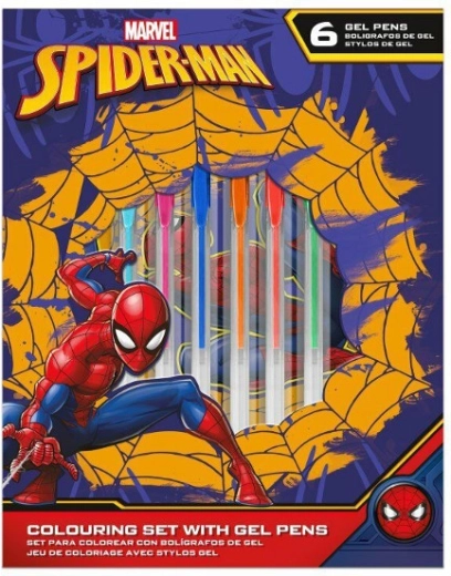 Kreativní sada MARVEL SPIDER-MAN – zápisník a gelová pera