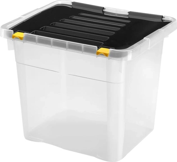 Plastový úložný box s víkem HEIDRUN One 36 l
