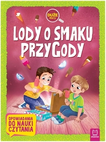 Lody o smaku przygody – dětská kniha pro nácvik čtení v polštině (velká písmena)
