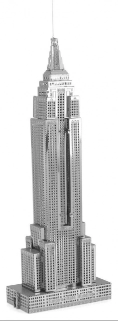 3D kovový model Empire State Building METAL EARTH