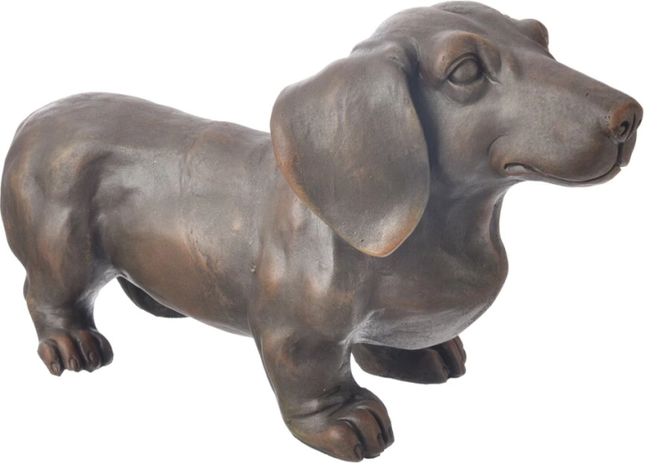 Keramická figurka Jezevčík hnědý 43 cm