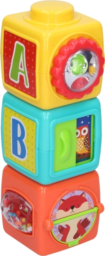 Aktivní kostky pro miminka - 3 ks