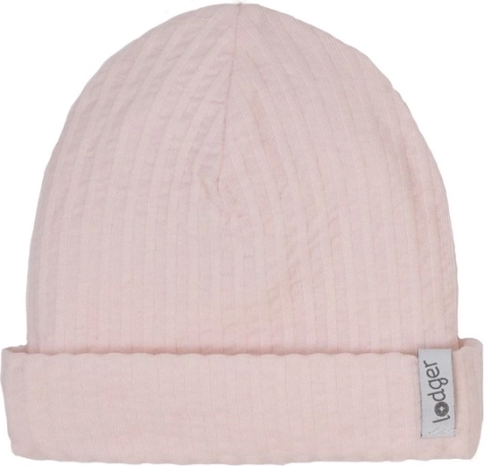 Lodger bavlněná čepička Beanie Seersucker tan 0–6 měsíců
