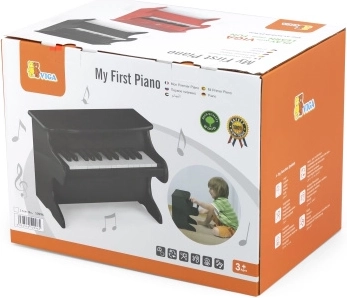 Dřevěné dětské piano s klávesami