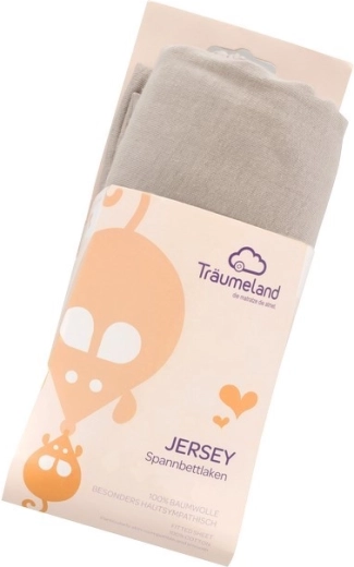Träumeland jersey prostěradlo uni antracit