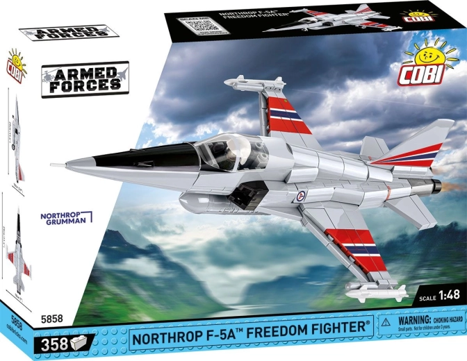 COBI Armed Forces Northrop F-5A Freedom Fighter 1:48 stavebnice letounu (358 kostek)