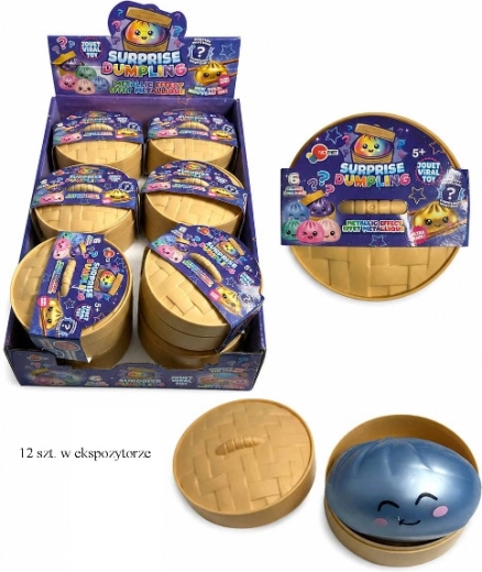 Gniotek pierog metalik - 1 kus