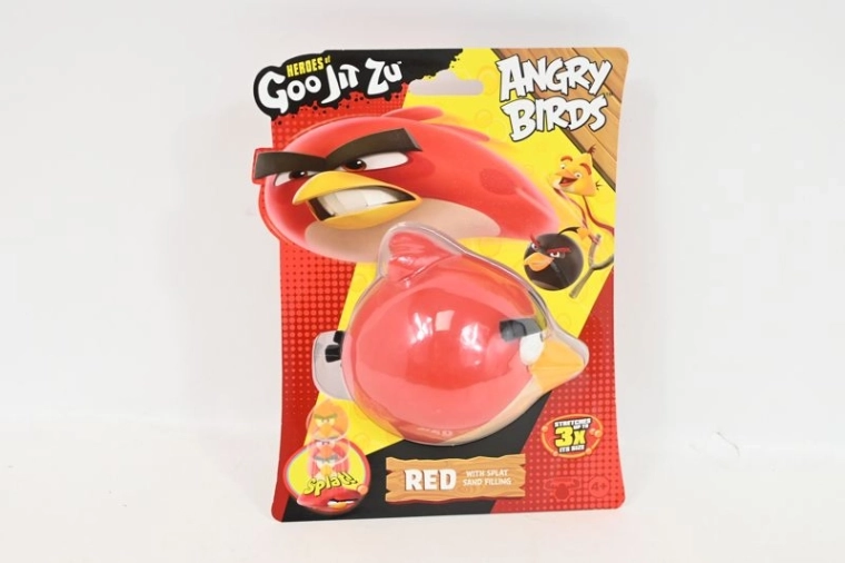 Goo Jit Zu Angry Birds Red – natahovací figurka s pískovou výplní