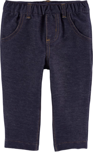 Dívčí legíny z imitace denimu CARTER'S, novorozenecké 56