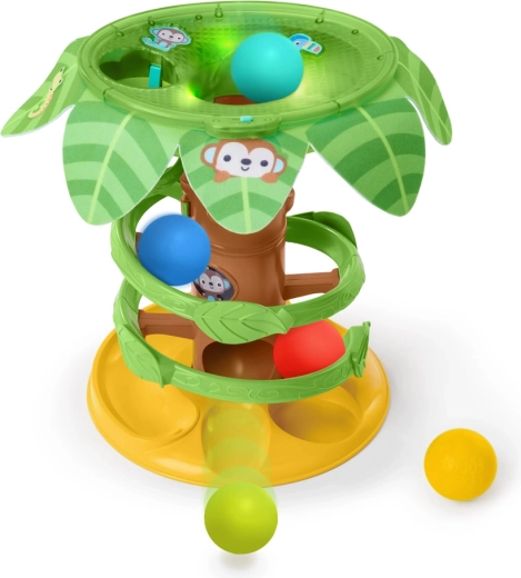 Bright Starts hudební kuličková dráha Tropical Twirl 6m+