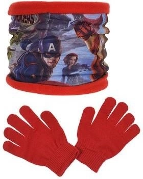 Nákrčník a rukavice Avengers - 1 kus
