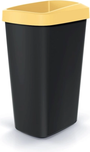 Odpadkový koš Compacta Q Drop 45 l světle žlutý