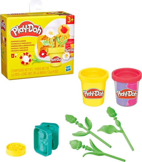 Hasbro Play-Doh malé květinky kreativní sada s modelínou - 1 kus
