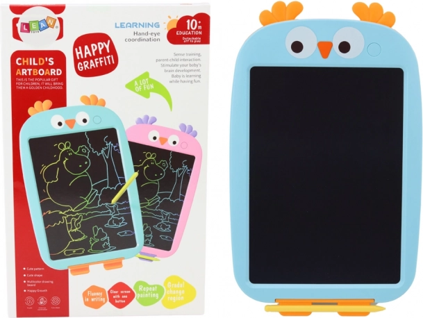 Tablet pro kreslení s motivem Ptáčka, modrý