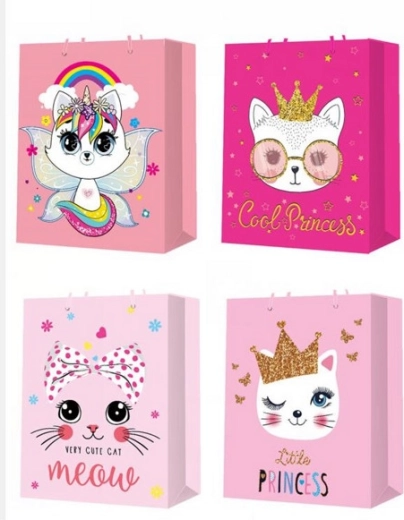 Dárková taška L – mix vzorů