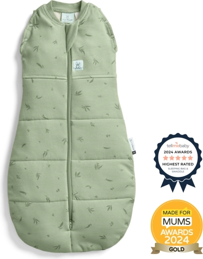 ErgoPouch zavinovačka a spací pytel 2v1 Cocoon willow 2,5 TOG 0–3 m (3–6 kg)