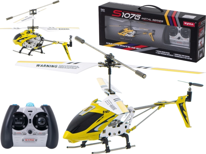 RC vrtulník Syma S107G – Žlutá