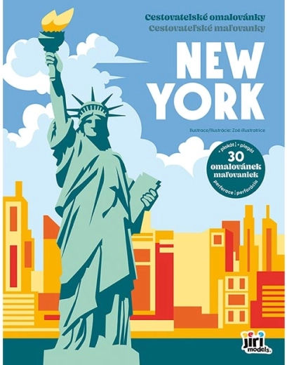 Cestovatelské omalovánky New York