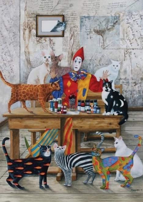 Puzzle ART PUZZLE Můj barevný svět 1500 dílků