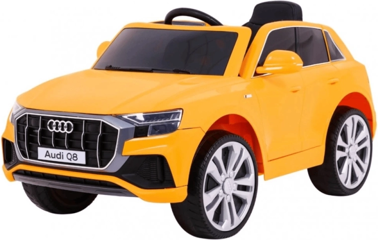 Elektrické autíčko AUDI Q8 12V oranžové pro děti